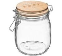 Bocal en verre "wording" 0,75l transparent Transparent G