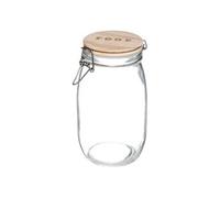 FIVE Simply Smart – Bocal en verre 'Wording' 1,5 L Transparent G