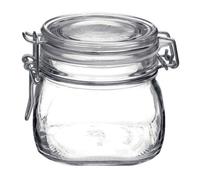 Bormioli Rocco Bocal 'Fido' 500 ml carré fermeture à levier métallique
