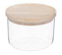 5five – Bocal en verre Hermet 0,65 L – Couvercle caoutchouc hermétique – Beige D 20 x H 20 cm