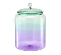 Bocal hermétique fonctionnel fabriqué à partir de verre robuste pour ranger les essentiels du garde-manger tout en résistant à l'écaillage et à l'usure quotidienne (1,4 l)