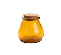 Bocal liège ocre 0.8 L - - Jaune - Verre
