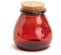 Bocal liège Sienne 0.38L - Amadeus - Rouge - Verre Rouge G