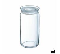 Bocal Luminarc Pav Transparent Silicone Verre (1,5 L) (6 Unités)