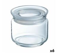 Bocal Luminarc Pav Transparent Silicone Verre (500 Ml) (6 Unités)