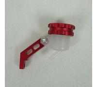 bocal maitre cylindre de frein tun'r universel bouchon alu rouge (sortie dessous)