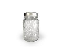 Bocal Mason Jar avec couvercle 37,5 cl - diamant