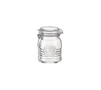 Bormioli Rocco 540637MTV121990 Lot de 6 bocaux à couvercle basculant, Verre, transparent, 17 Ounce