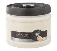 Bocal pour vide Acier Inoxydable 750ml Pression Hermétique Bocal(White 1100ML)