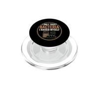 Bocal rétro au levain I Only Trust Bacteria I Raised PopSockets PopGrip pour MagSafe