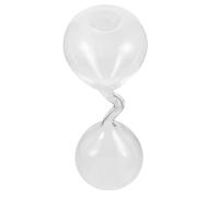 Bocal Sablier Créatif en Verre Transparent, DIY, Remplissage Facile | Décor Polyvalent, Plastique Inclus, Forme Transparente, Usage Maison, Remplacement Simple du Sable, Style Moderne
