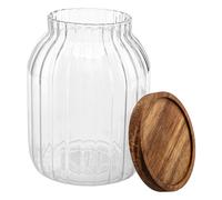 BOCAL STRIÉ VERRE 2L 13.5X18CM