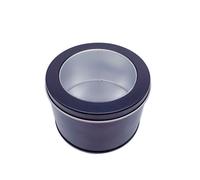 Bocal Transparent En Étain Pour Fenêtre, Conteneurs À Cosmétiques, Boîtes À Chocolat, Bonbons, Gâteaux, Boîtes De Thé, Organisateur De Bijoux, Bouteille Rechargeable Vide En Aluminium