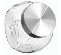 Secret de gourmet - Bocal à Bonbons Verre/INOX 2,1L