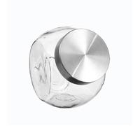Generique Bonbonnière basculante Nixo verre et acier inoxydable 0,65 L
