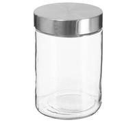 JJA – Bocal en verre « Nixo » – Couvercle inox – 1,2 L