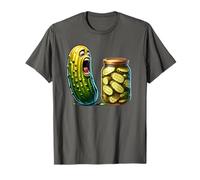 Bocal Vintage en Conserve avec cornichons et concombres T-Shirt