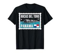 Bocas Del Toro Panama Timbre-Poste Souvenir de Voyage T-Shirt