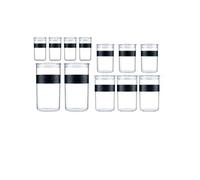 Bocau conservation PRESSO SET 12 bocau plastique avec couvercle hermétique