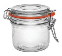 Vogue Bocal à conserve 200 ml (lot de 6), bocaux de conservation, pots de confiture réutilisables, stockage hermétique des aliments, conservation et marinage de cuisine, GH328