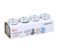 Bocaux de Conservation Alpina 200 ml - Lot de 4