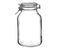 Bormioli Bocaux de Conservation 203444#, avec Fermeture par étrier, Original Fido, 3 l