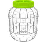 Bocaux de conservation Browin - 602015 - Tonneau multifonction avec couvercle en verre pour concombre 5 l PET