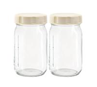 Bocaux de préparation à salade en verre étanche pour conserver les aliments | Récipient à avoine pour la nuit | Pour les amateurs de santé, les étudiants, les parents occupés, les entraîneurs de