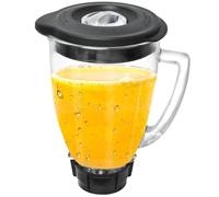 Bocaux de Rechange en Verre Compatible avec Osterr Osterizer Mélangeur, Pot en Verre Rond de 6 Tasses 1,5 L avec Couvercle Compatible avec Osterr Mixeurs (Base et Lame non Incluses)