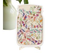 Bocaux de récompense pour - Tableau magnétique pour - Fournitures murales - Système de tableau des corvées pour l'école du matin, la maison, la routine d'écriture manuscrite