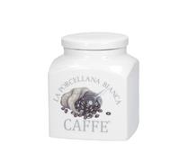 Bocaux En Porcelaine Blanche Pour Café Décoratif 1,10L P01261100CA