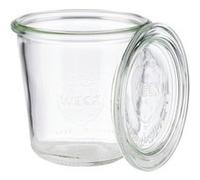 APS Germany Set de 6 verres originaux WECK 290 ml avec couvercles Ø 9 cm Hauteur 9 cm forme linteau