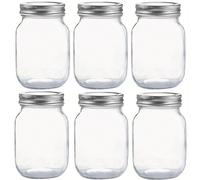 Bocaux en verre, bocaux de rangement en verre, bocaux à sauce avec couvercles standard, convenant pour la confiture, la vinaigrette, le miel, pouvant être utilisés comme cadeaux de baby shower/mariage