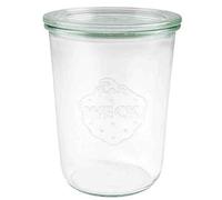 WECK 743 Verre en forme de chute, carton de 6 feuilles de 3/4 l sans anneaux et agrafes