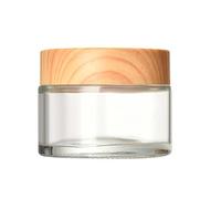 Bocaux Ronds En Verre Avec Couvercles Étanches Bocaux D'échantillon Vides Pour Maquillage Crème Le Visage Crème Les Yeux À Lèvres Outil De Bricolage Récipient Cosmétique 1 Pièce