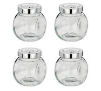 Bocaux - Set de 4 Bocaux Hermétiques à Epices