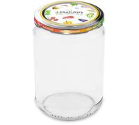 Bocaux stérilisables - LE PRATIQUE - 7563 - 500 ml - Ø82 mm - Pack de 6
