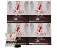 BOCCA DELLA VERITA - Boîte de 40 capsules de café italien ANGEL Arabica 100%, Capsules compatibles avec la machine à café Lavazza® A Modo Mio, 100% Made in Italy