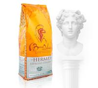 BOCCA DELLA VERITA® - Café Italien en Grains, Arôme HERMES Espresso Italiano, Sac de 1 Kg, Café Torréfié et Artisanalement 100% Made in Italy, Certifié Rain Forest et UTZ