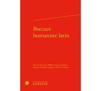 Boccace humaniste latin - Collectif - Classiques Garnier - relié - Essai