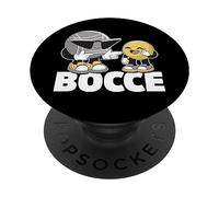 Bocce Bocci Game avec Jack Bocce Ball PopSockets PopGrip Adhésif