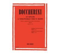 Partitions classique RICORDI BOCCHERINI L. - 19 SONATAS VOL. II G.10-19 - VIOLONCELLE ET PIANO Violoncelle
