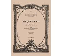BOCCHERINI L. - SEI QUINTETTI - 2 VIOLONS, ALTO, VIOLONCELLE ET PIANO