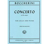 Boccherini Luigi Concerto in B-flat Major G 482 for Cello Piano by Greutzmacher-Rose International