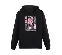 BOCCHI The Rock ! Anime Mens Sweatshirts Black Unisex Mens Pullover Hoodies M