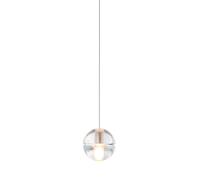 Bocci 14.1 Shallow LED Pendelleuchte, clair, canopy nickel brossé