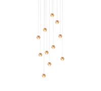 Bocci 14.11 Rectangle LED Pendelleuchte, sepia