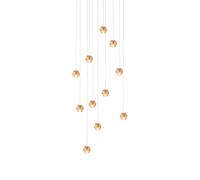 Bocci 14.11 Round LED Pendelleuchte, sepia