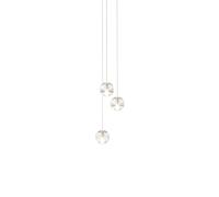 Bocci 14.3 LED Pendelleuchte, sepia, canopy nickel brossé