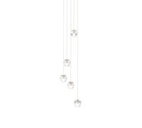 Bocci 14.5 LED Pendelleuchte, sepia, canopy nickel brossé